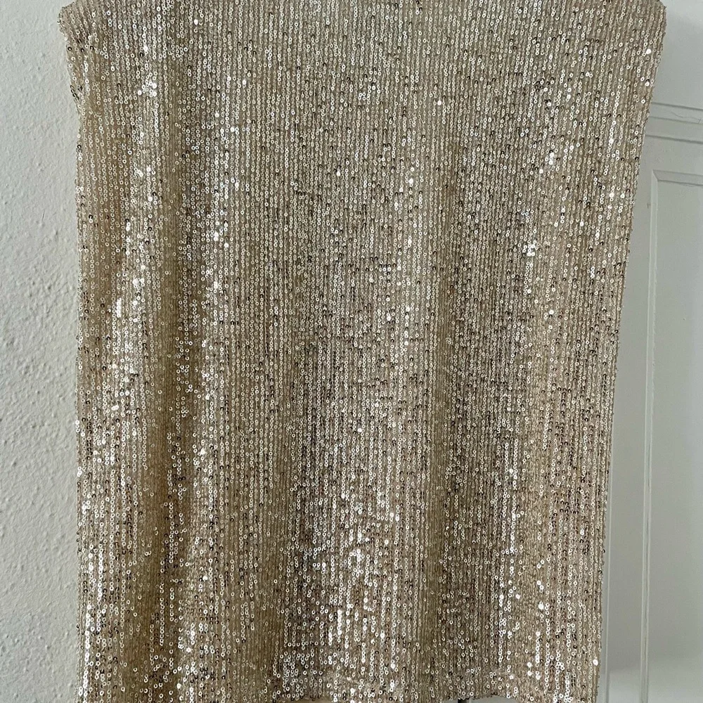 Anthropologie Endless Rose Sleeveless sequin sweater (M) - Picture 5 of 5